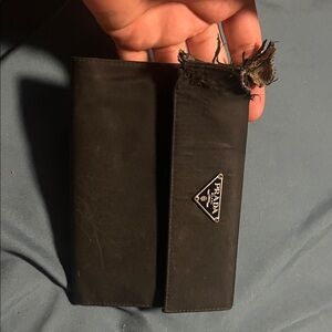 Prada Black Leather Wallet
